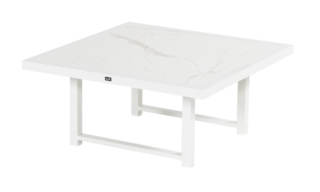 6x Tuintafel, Hartman, Dion Corner White 88×88 cm, Wit